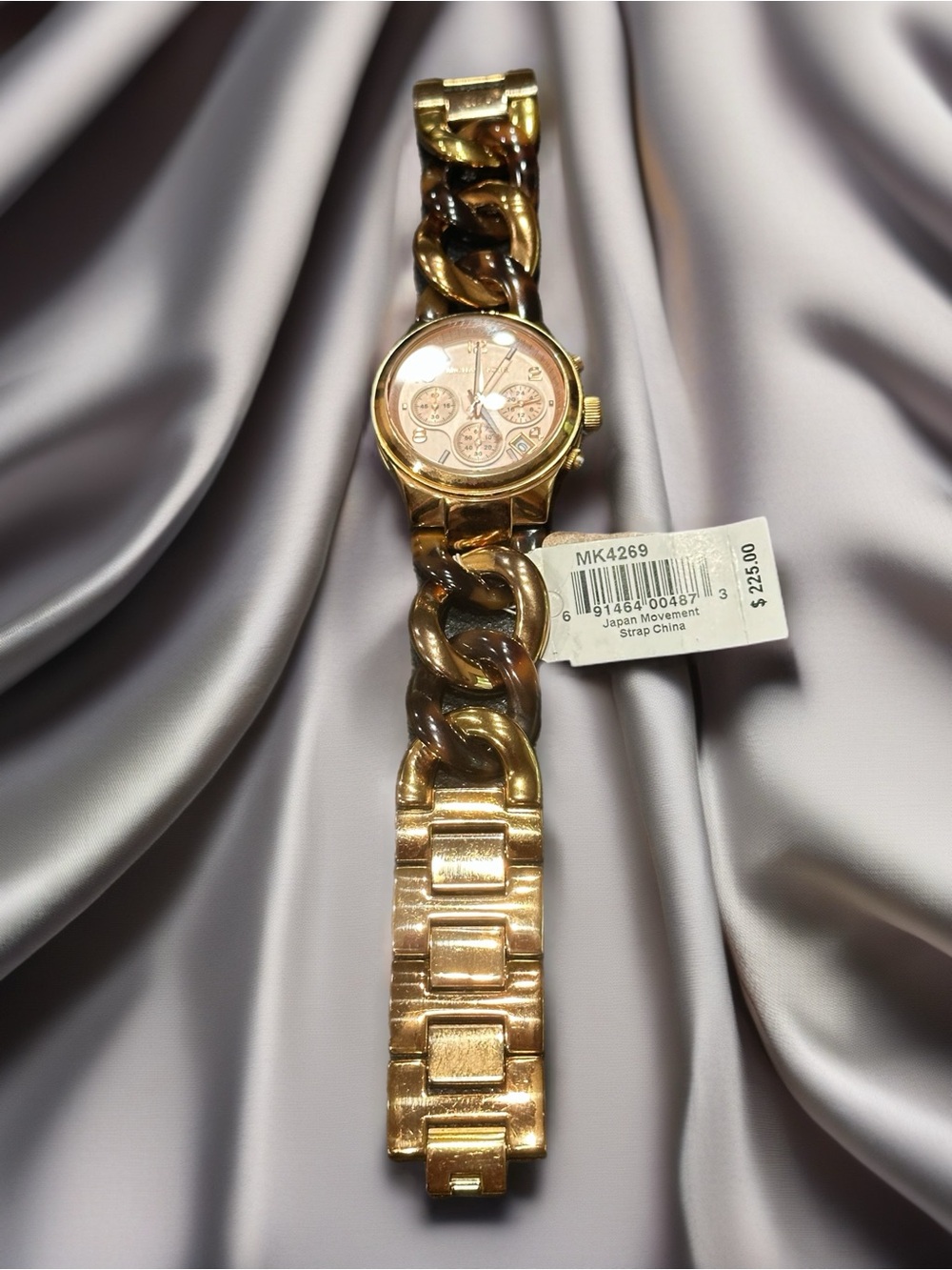 Michael Kors Gold-Tone Women’s Chronograph Watch - Picture 7 of 9